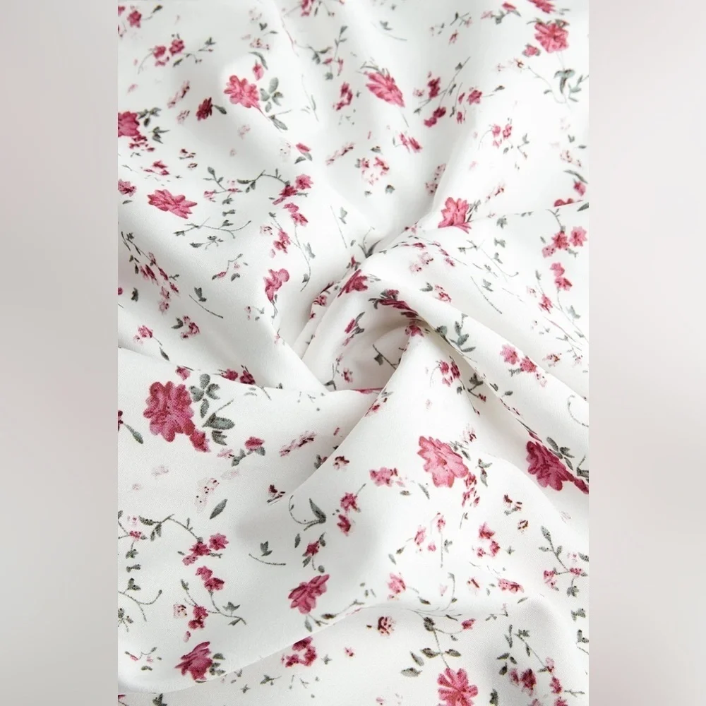 J.ING Floral Print Bubble Sleeve Mini Dress - Picture 7 of 8